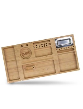 Rolling Tray Bamboo Triple...