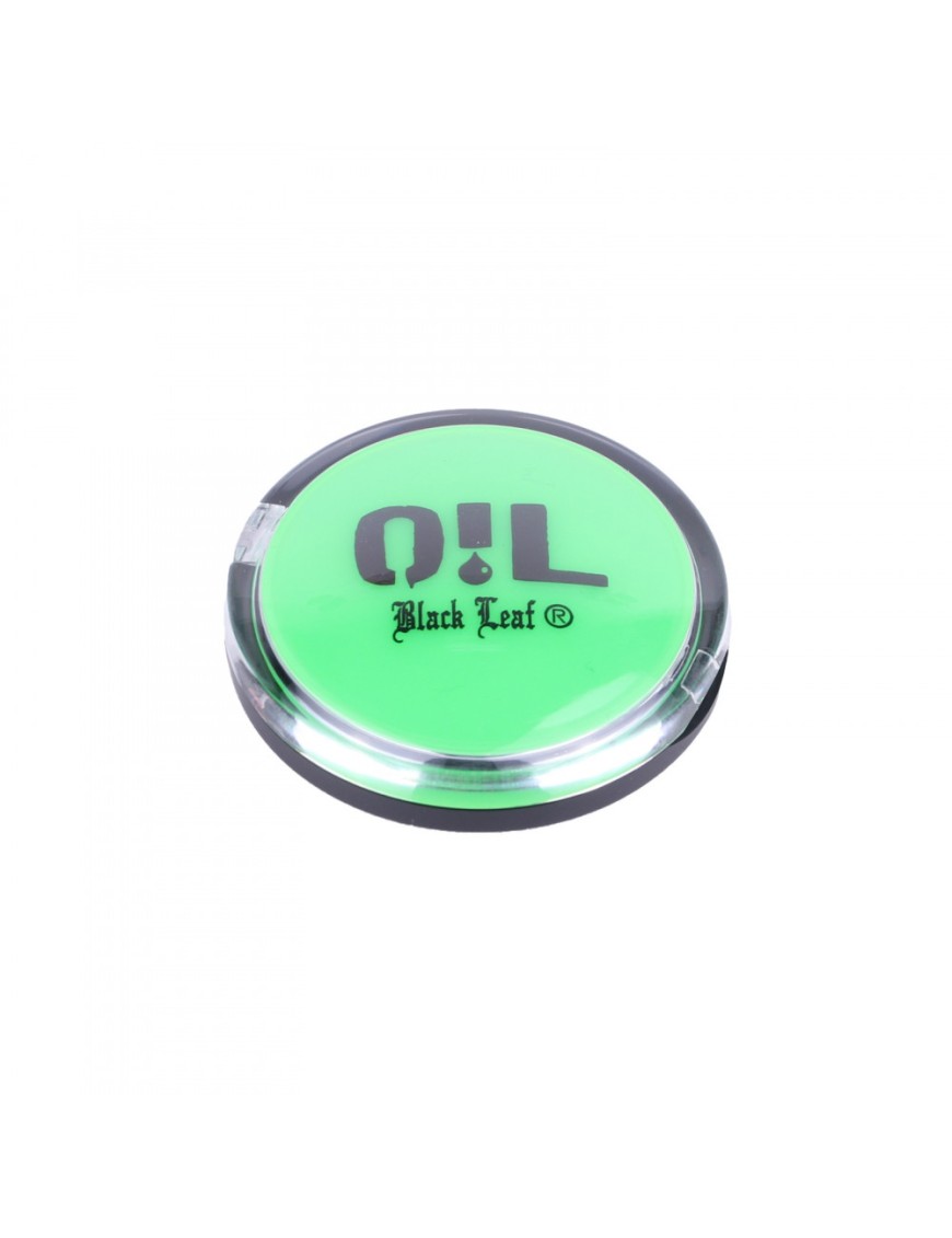 Silicone container "OIL" - Black Leaf