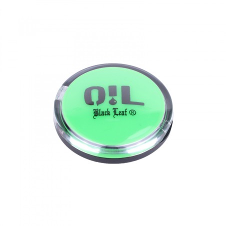 Silicone container "OIL" - Black Leaf