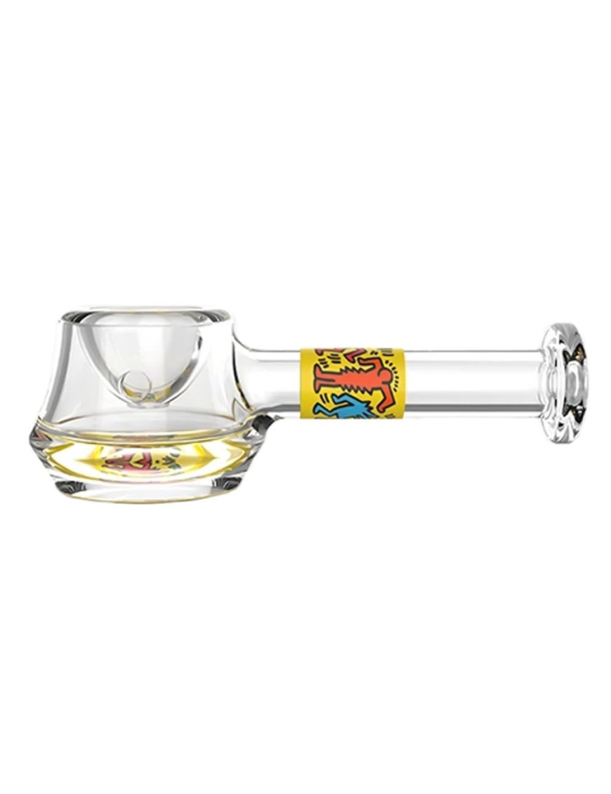 Spoon Pipe Multi Color – Keith Haring Glass Collection
