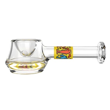 Spoon Pipe Multi Color – Keith Haring Glass Collection