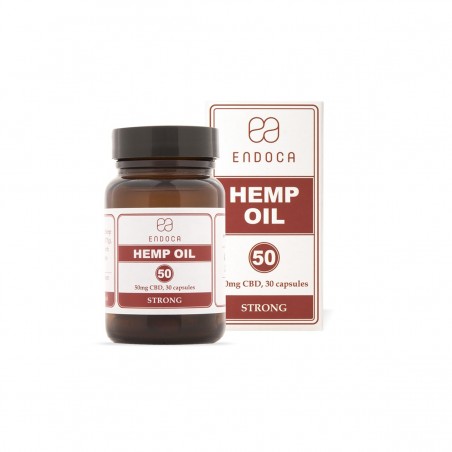 CBD 1500mg oil capsules - Endoca