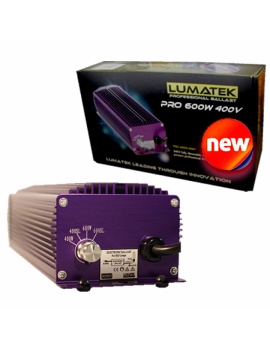 Ballast Elettronico Ultimate Pro 600W HPS MH Quadripotenza Super Lumen - Lumatek