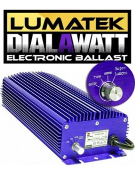 Ballast Electronic Ultimate Pro 1000W HPS MH Quadripotenza Super Lumen - Lumatek