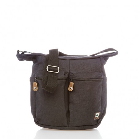 Shoulder bag with 2 External pockets - Pure