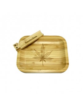 Rolling Tray Small Wood -...