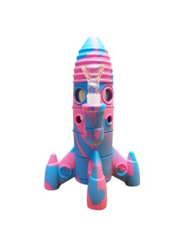 Bong Rocket In Silicone Con LED Luminoso