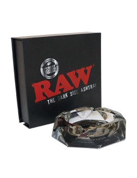 RAW - 'The Dark Side' Crystal Glass Ashtray