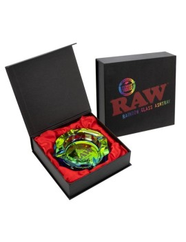 RAW - 'Rainbow' Crystal Glass Ashtray