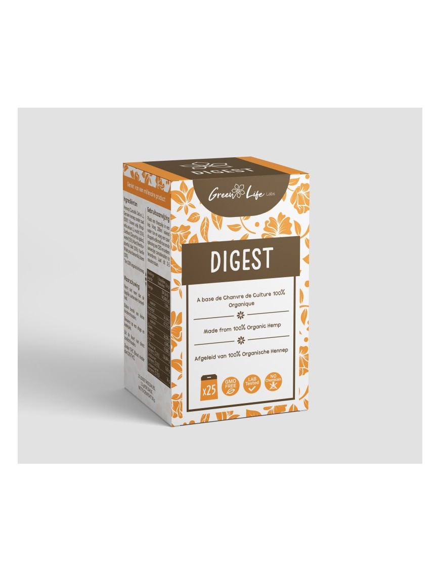 Infuso di Canapa Digest - 25 Bustine - Green Life Labs